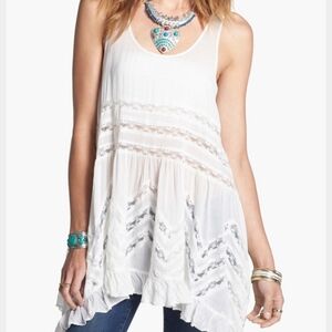 Free People Intimately Off White Dress Sz S‎